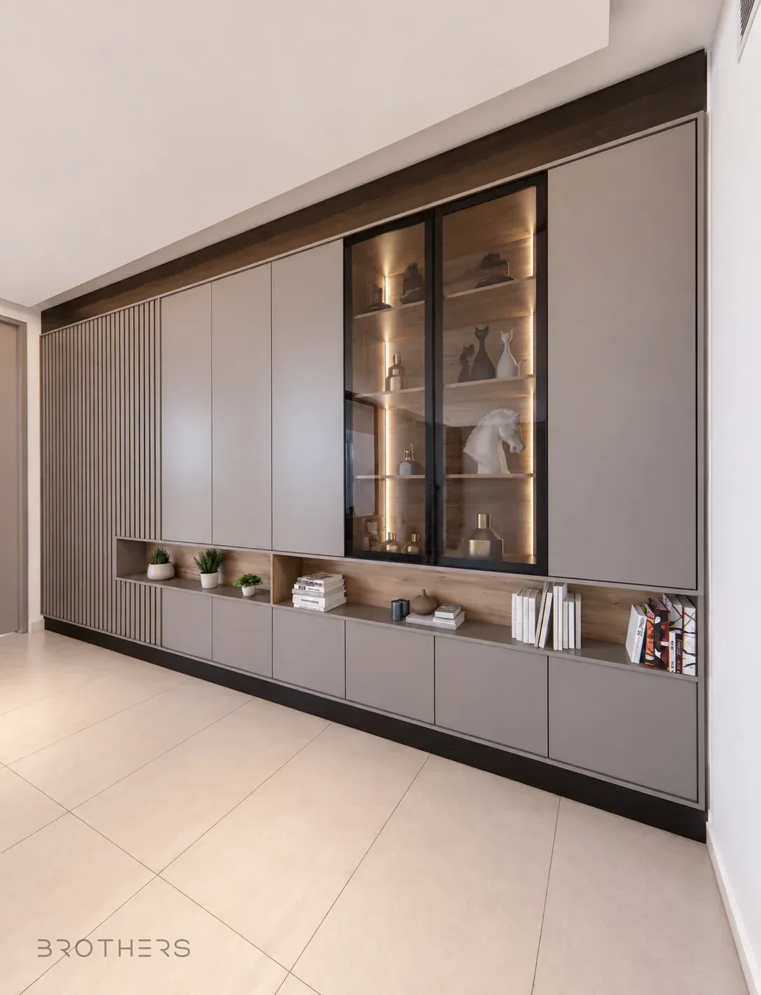 Armario de sala: render del proyecto